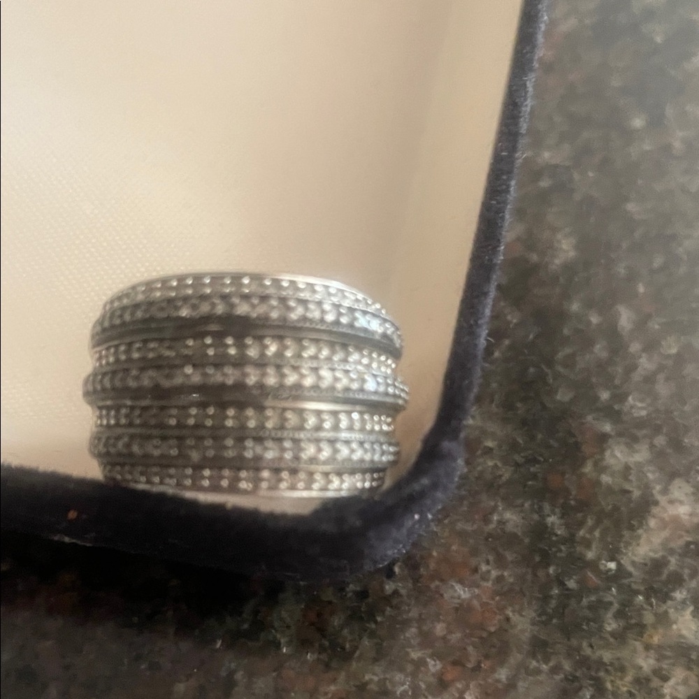 Elegant Silver Stacked Ring
